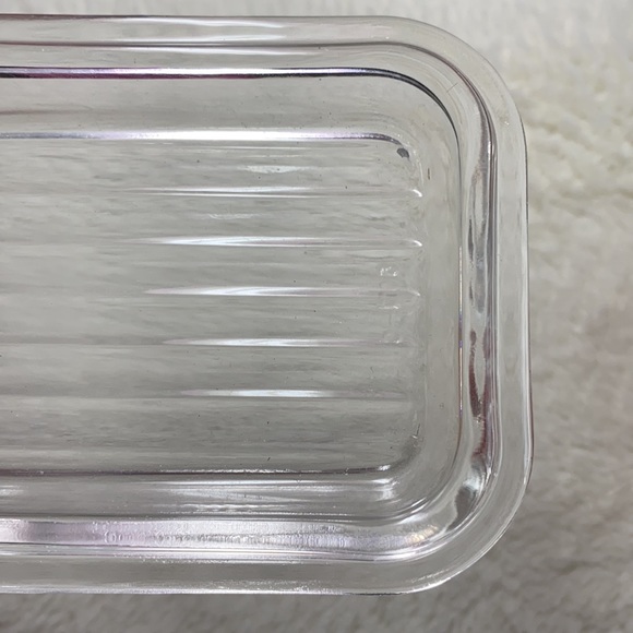 Vintage🔥Pyrex Butterscotch 2-pc Set, Sm Refrig + Glass Lid, EUC with Clear Lid - Picture 10 of 10